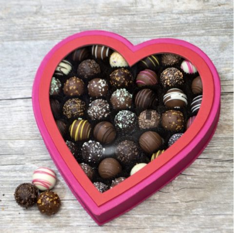 Coco Passion Truffle Heart Box - Lagomarcino's