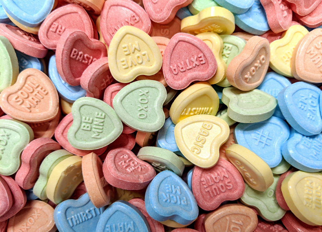 Conversation Heart Sweet Tarts - Lagomarcino's